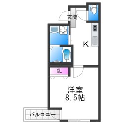 フジパレス平野郷Ⅲ番館の物件間取画像